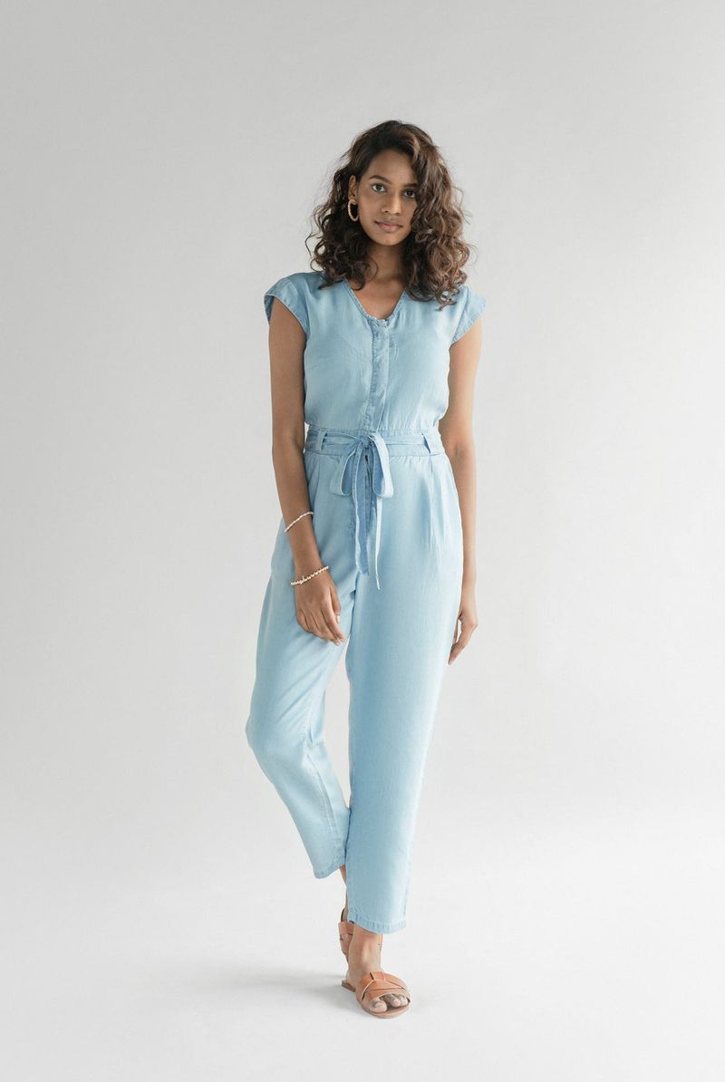 Tencel Linen-Look Jumpsuit