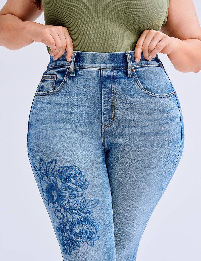 Pull-On Jeggings With Power Panels
