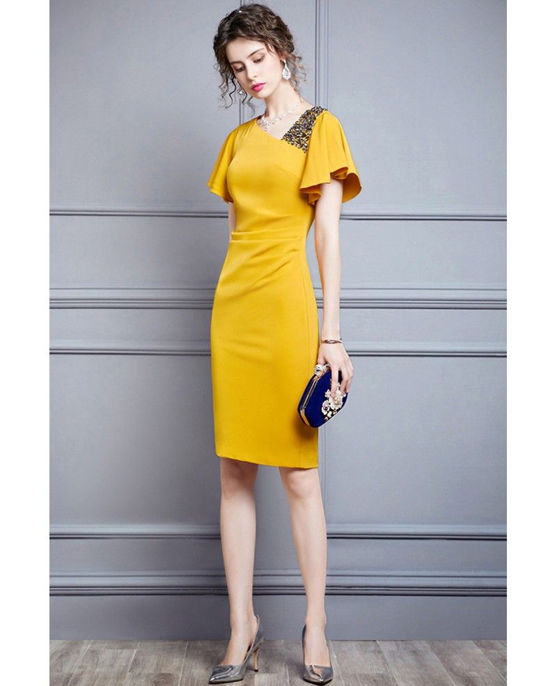 Citrine Sheath Dress