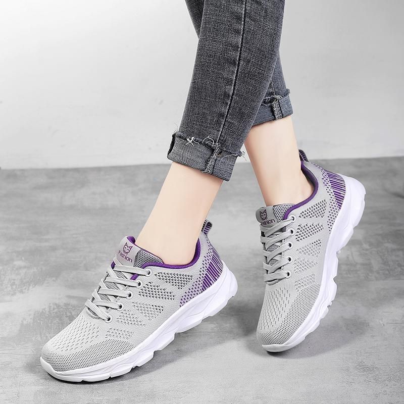 Cushioned Walking Sneakers
