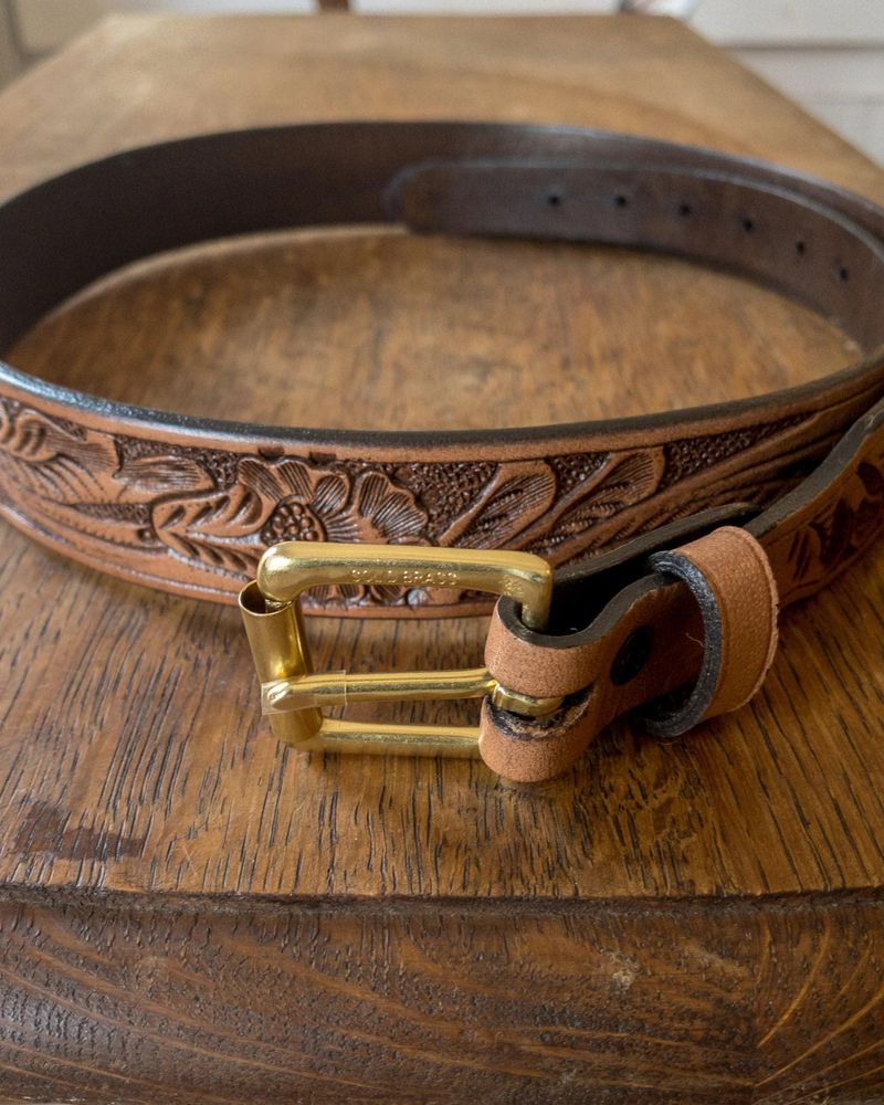 Tooled Leather Belts