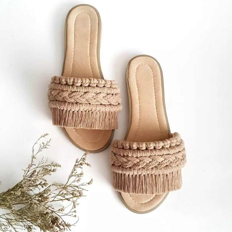 Macramé Boho Sliders