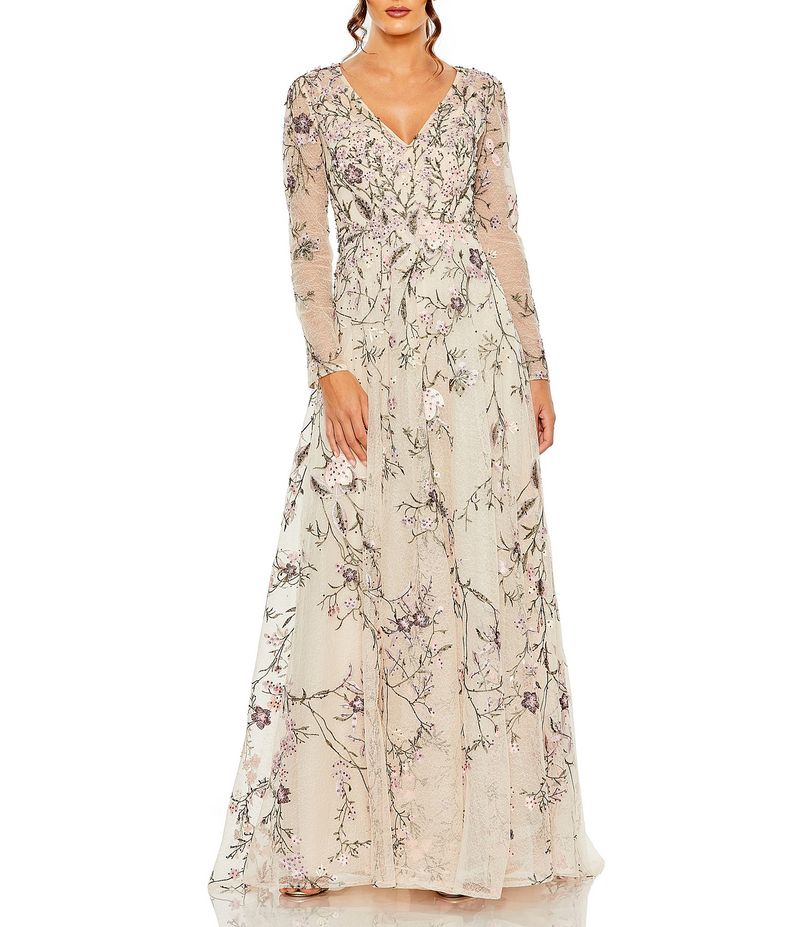 Embroidered Mesh Overlay