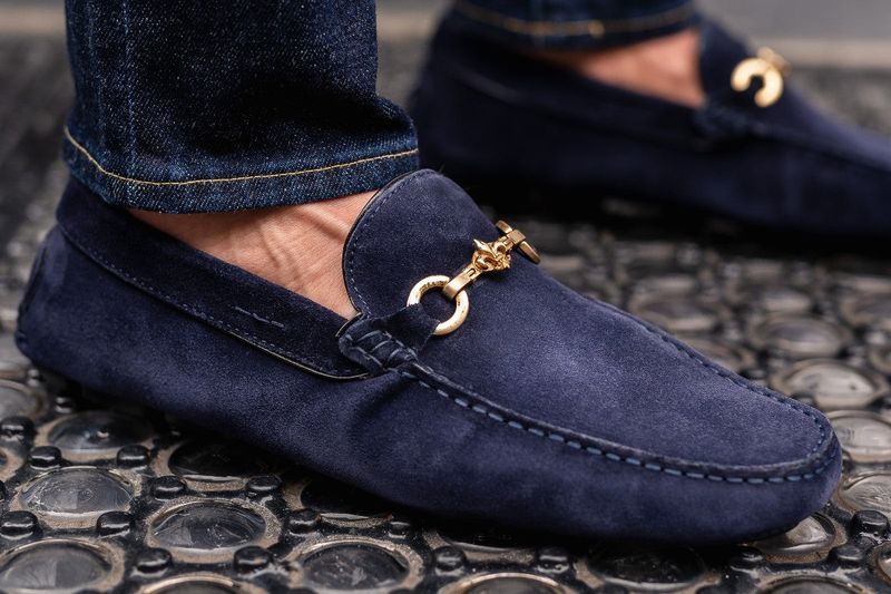 Suede Driving Moccasins