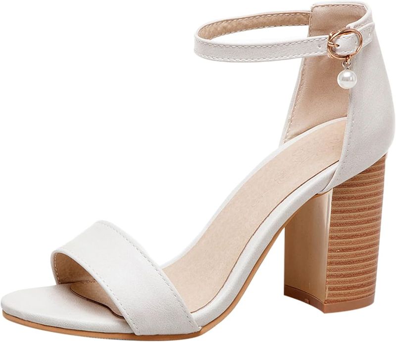 Retro Block Heel Sandals