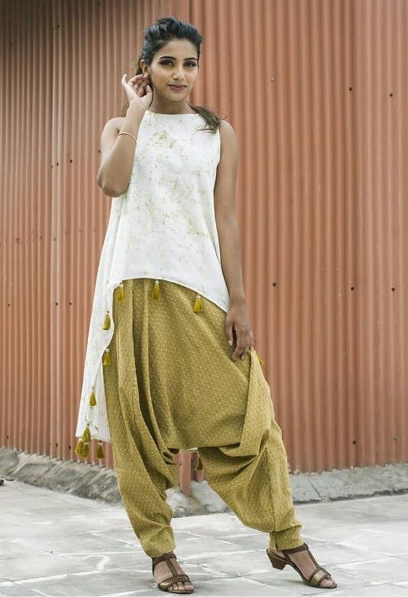 Indian Cotton Dhoti-Inspired Cuts