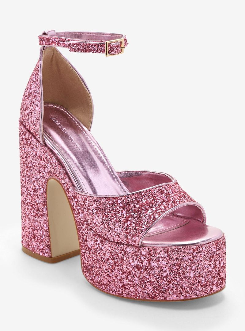 Glittery Platform Heels