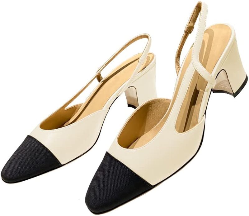 Two-Tone Slingbacks