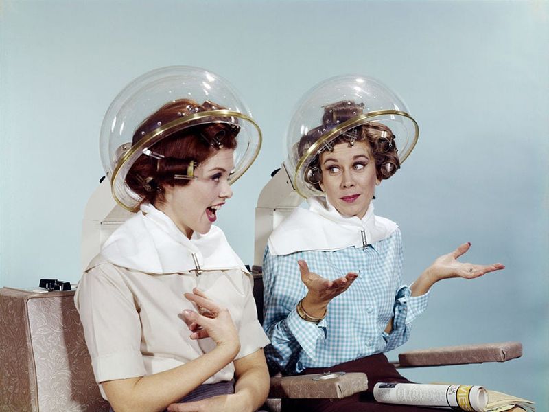 Hair Must Be Set Weekly At The Salon