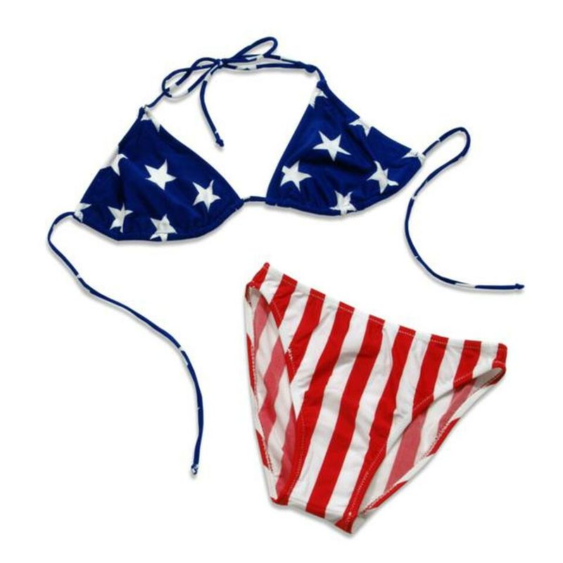 American Flag Swimwear