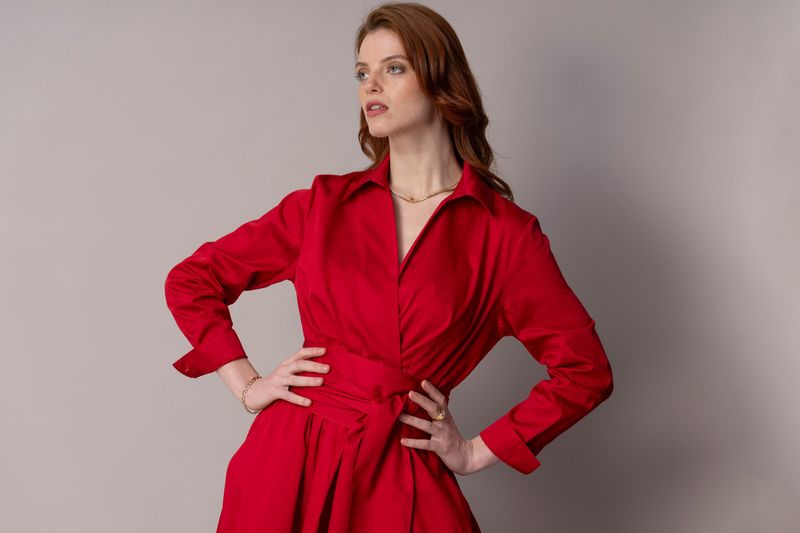 Belted Shirt Dresses