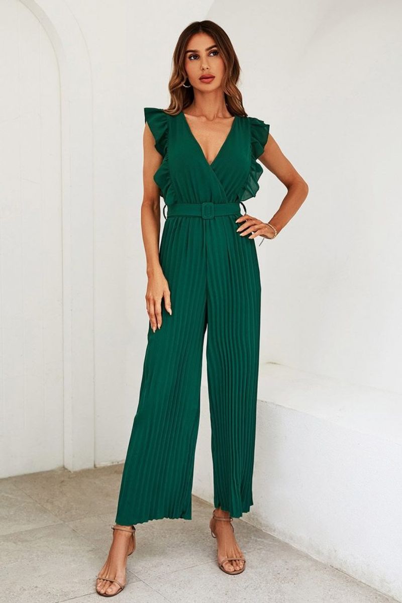 Fit-and-Flare Jumpsuits