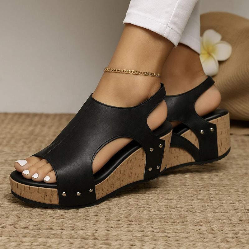 Eco-Conscious Cork Wedges