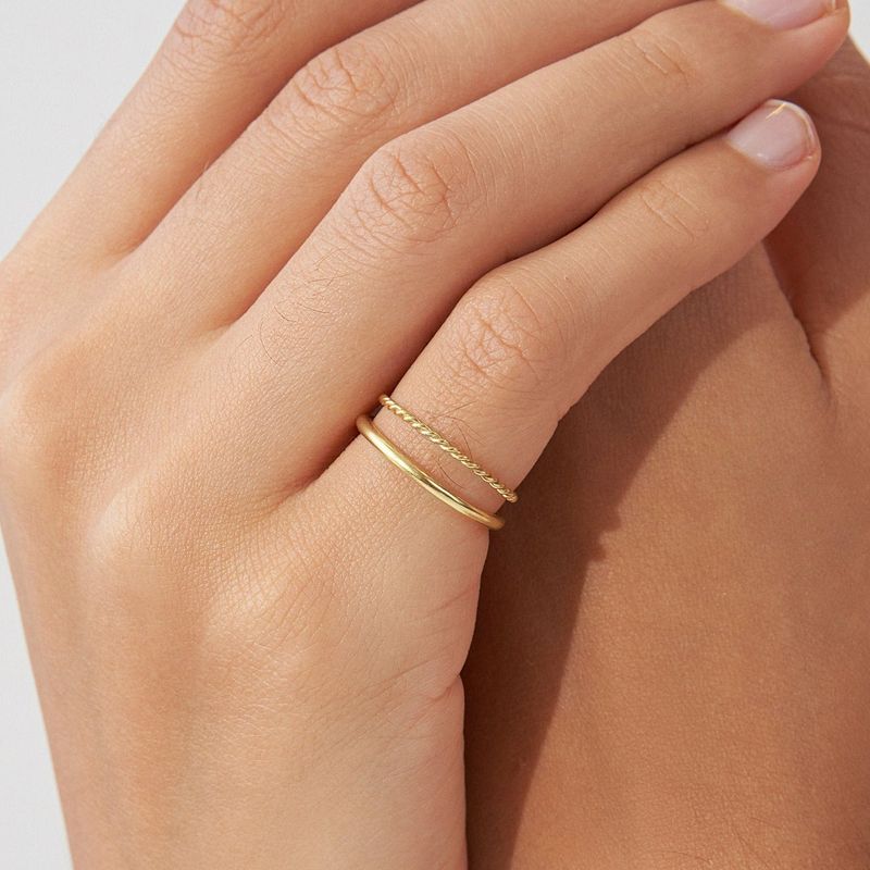 Stackable Gold Rings For Effortless Accessorizing