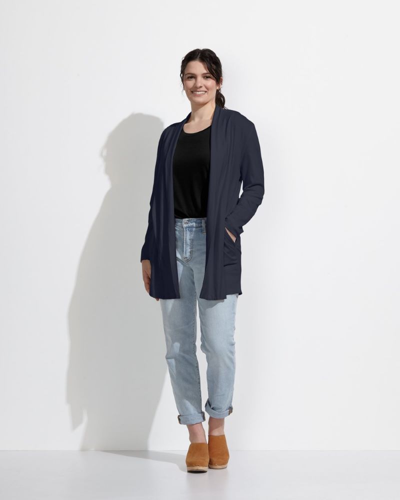 Wrinkle-Release Cardigan
