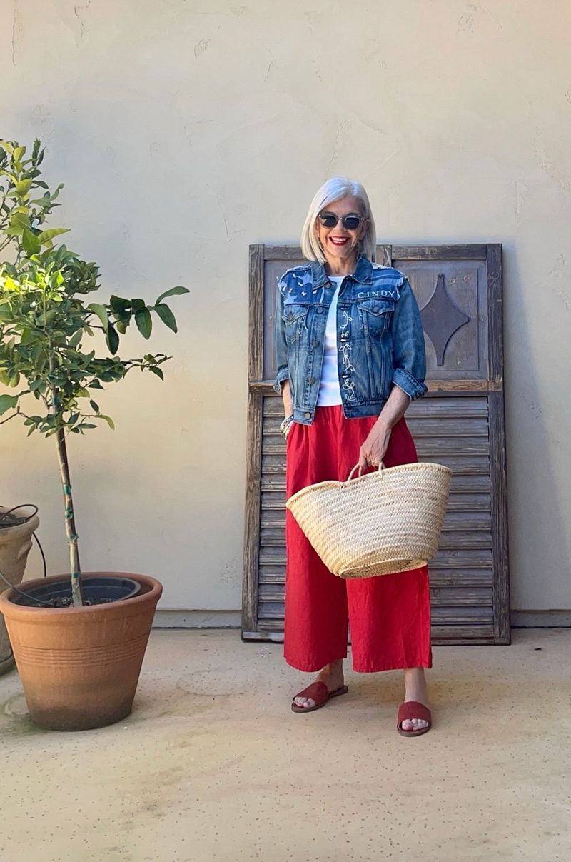 Cropped Wide-Leg Culottes