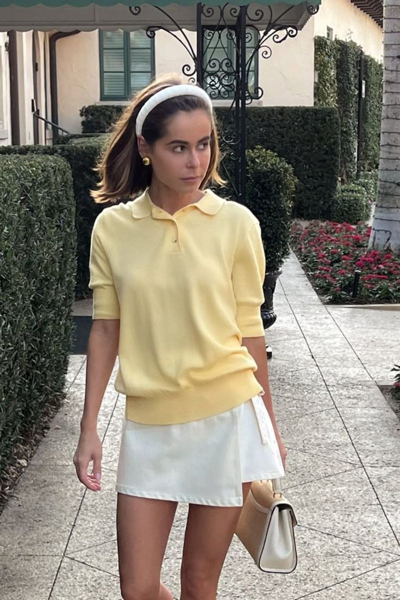 Tennis Skirt and Polo Top