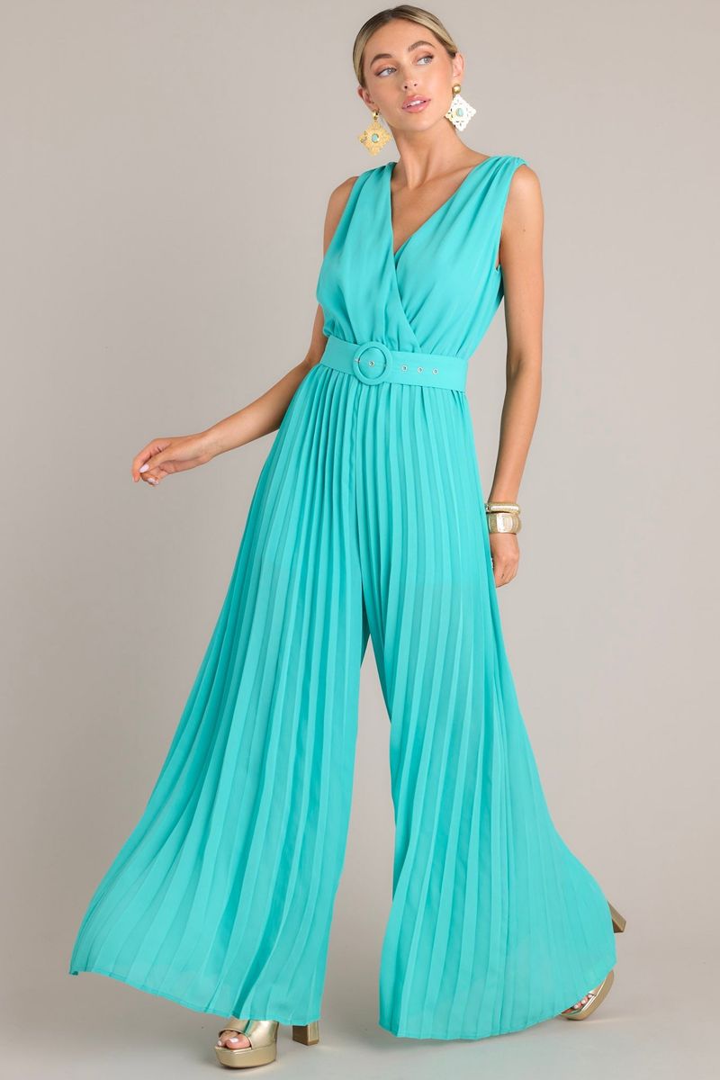 Jumpsuit with Matching Belt