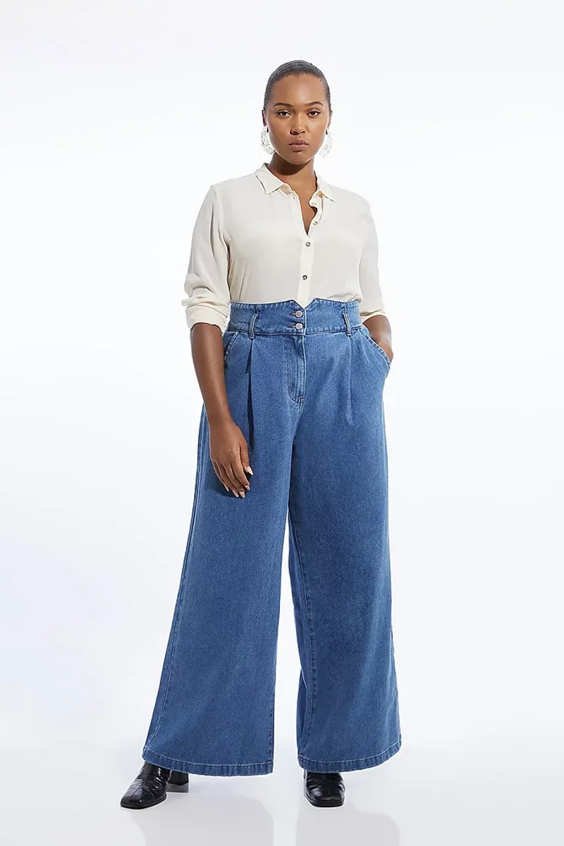 Denim Wide-Cuts