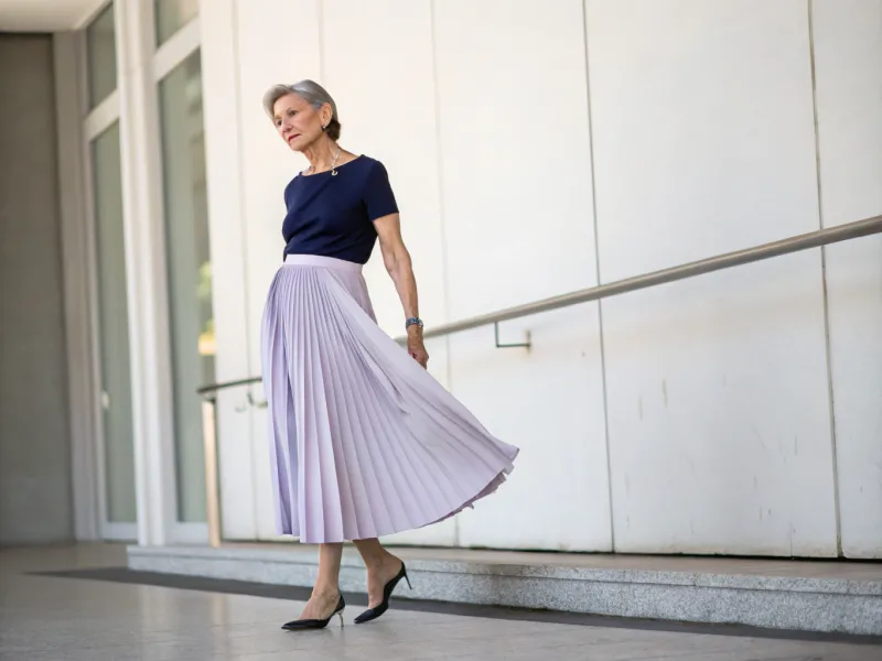 Pastel Pleated Skirts