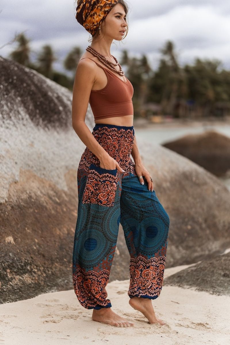 Boho Gypsy Denim Pants