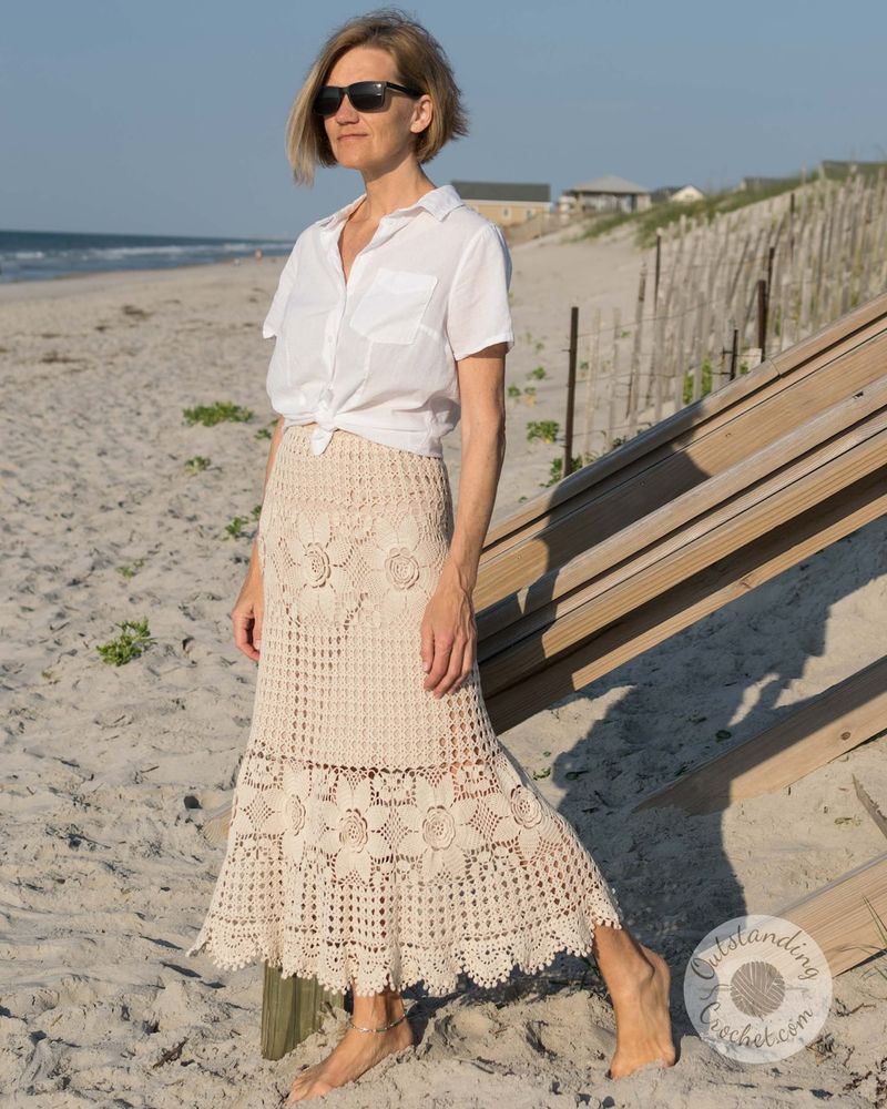 Crochet Overlay Skirt