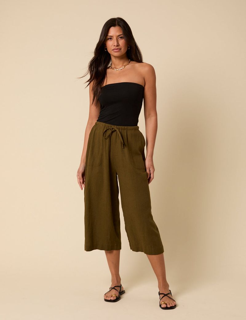 Cropped Culottes Casual Cool