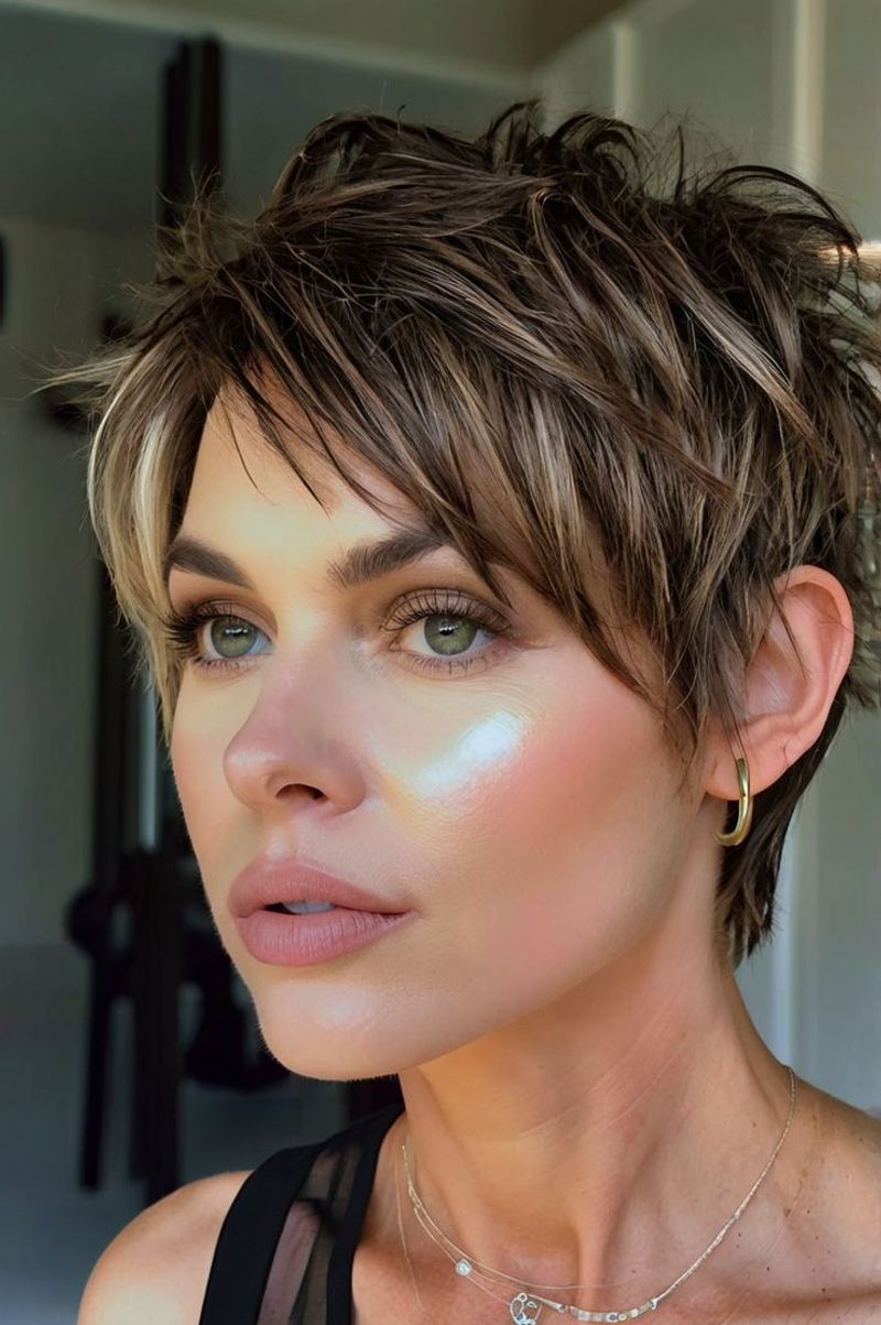 Tousled Pixie with Texture Paste