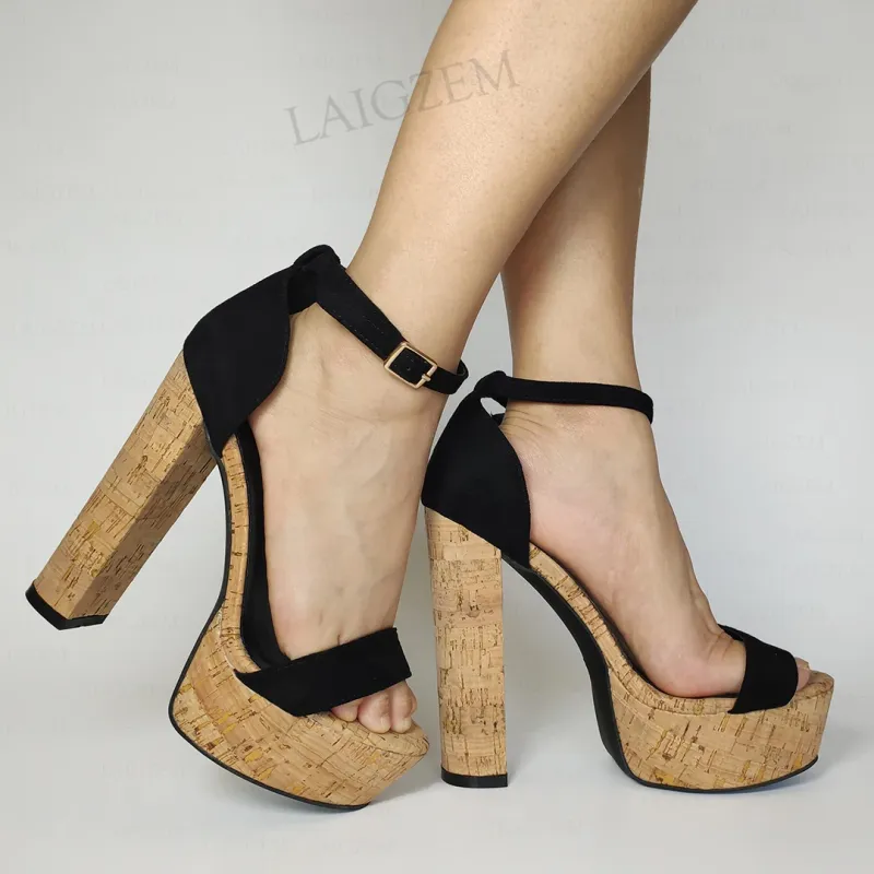 Sky-High Cork Platforms