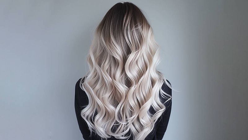 Visible Dark Roots With Light Hair