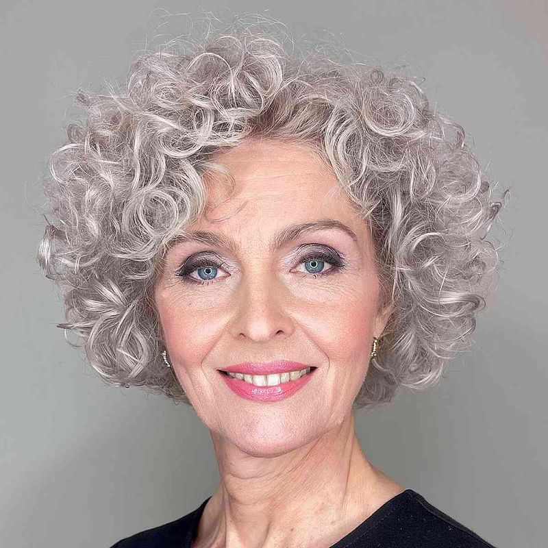 The Permed Poodle Look
