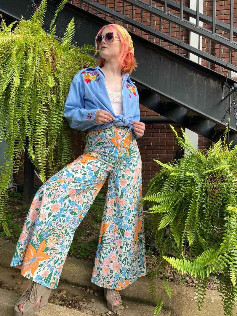 Tiered Palazzo Pants
