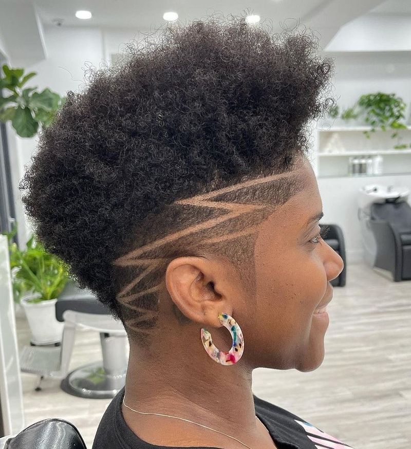 Frohawk with Tapered Sides