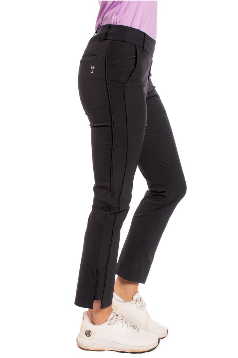 Side-Zip Slim Ankle Pants