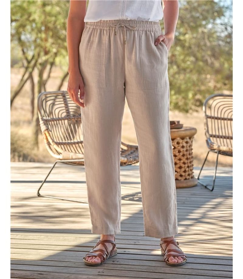 Ankle-Length Tapered Trousers