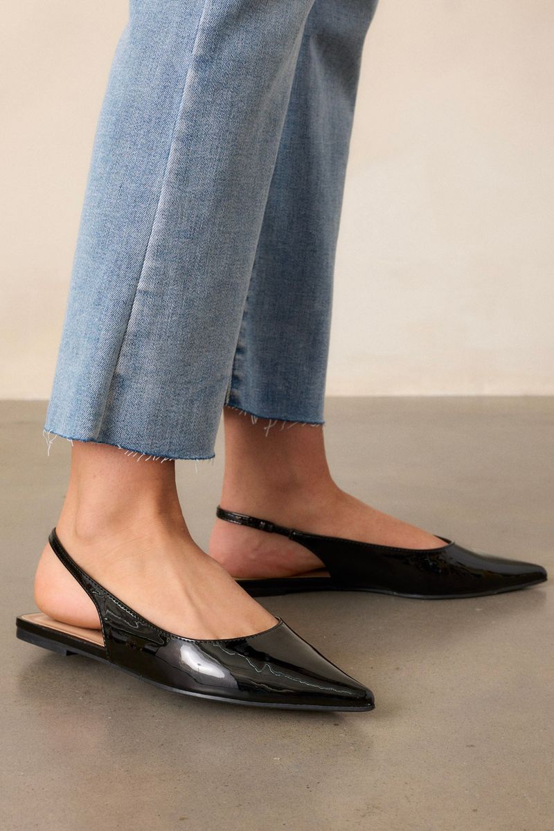 Slingback Pointed Flats