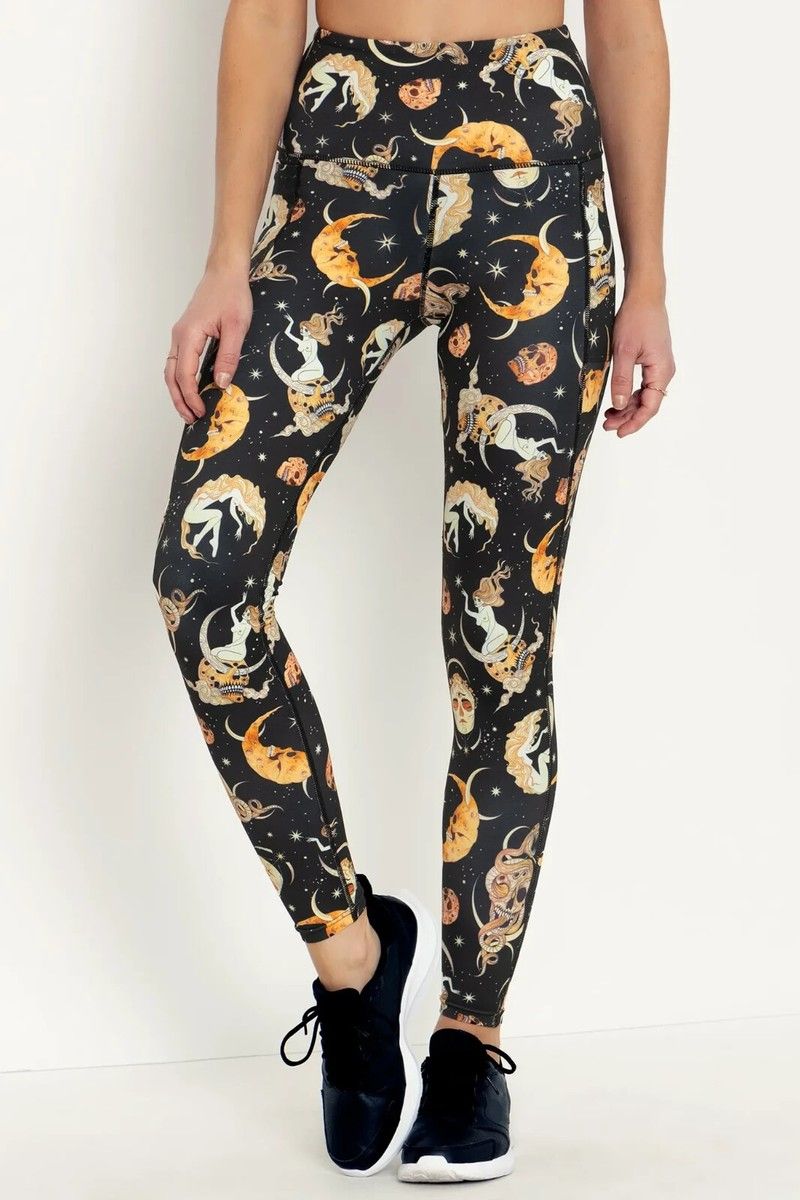 Crescent Moon Tights