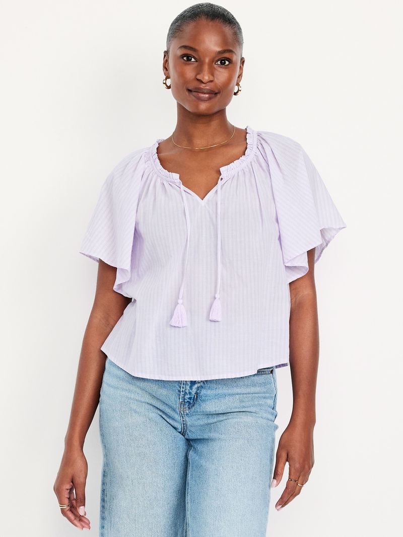 Flutter Sleeve Blouses