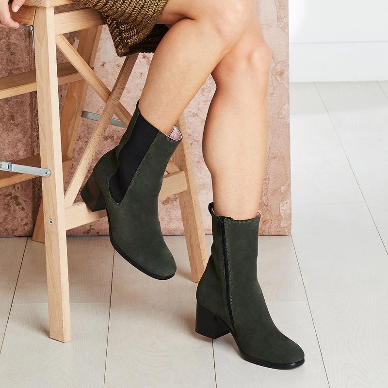 Ankle Boots With Secret Stretch Panels