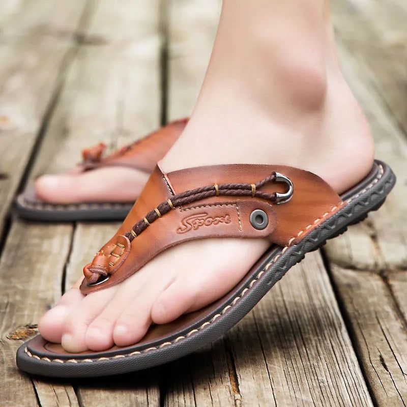 Leather Luxe Thongs