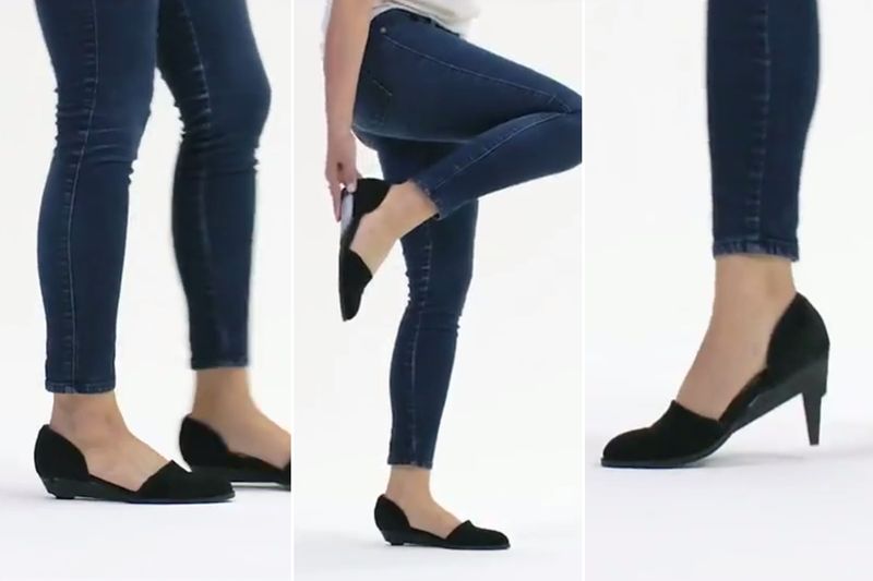 Convertible Heel-to-Flat Shoes