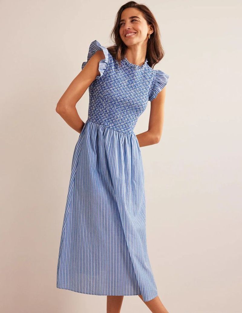 Smocked-Bodice Sweethearts