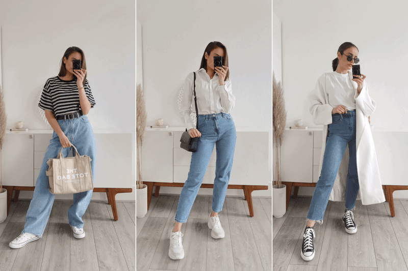 Minimalist Monochrome Denim