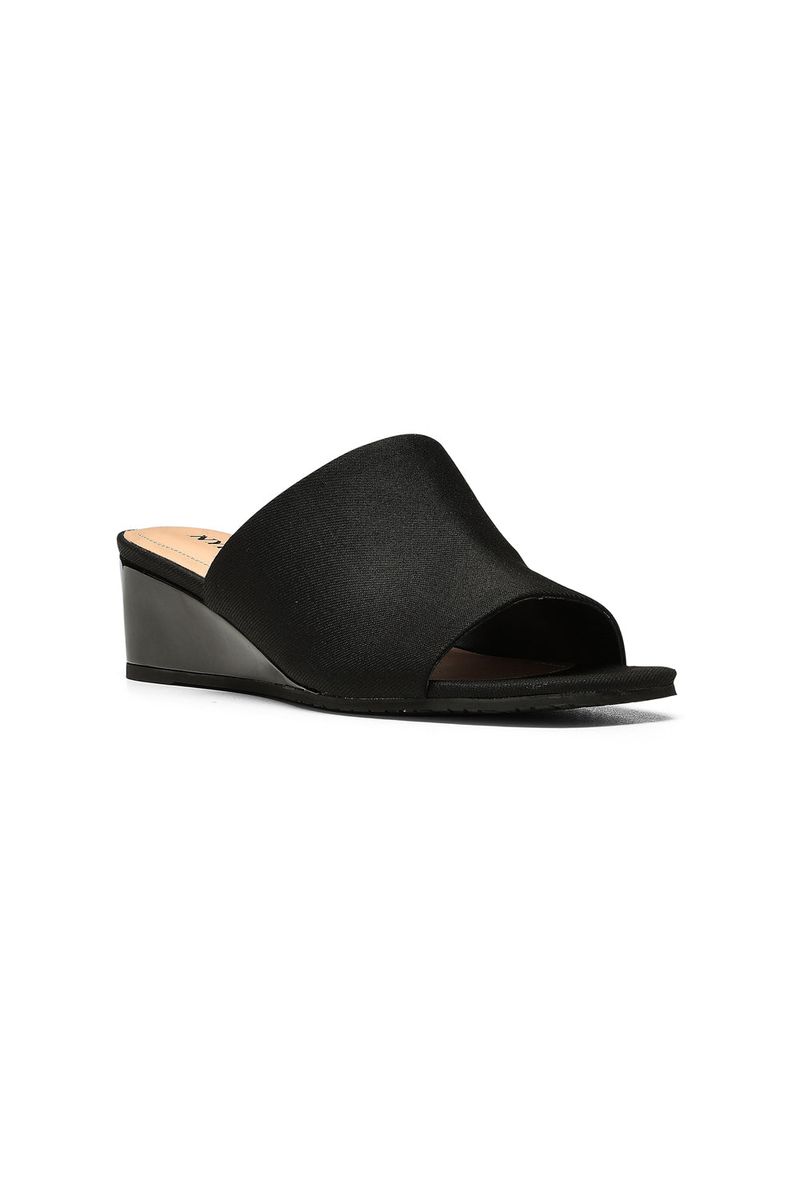 Sleek Heeled Mules
