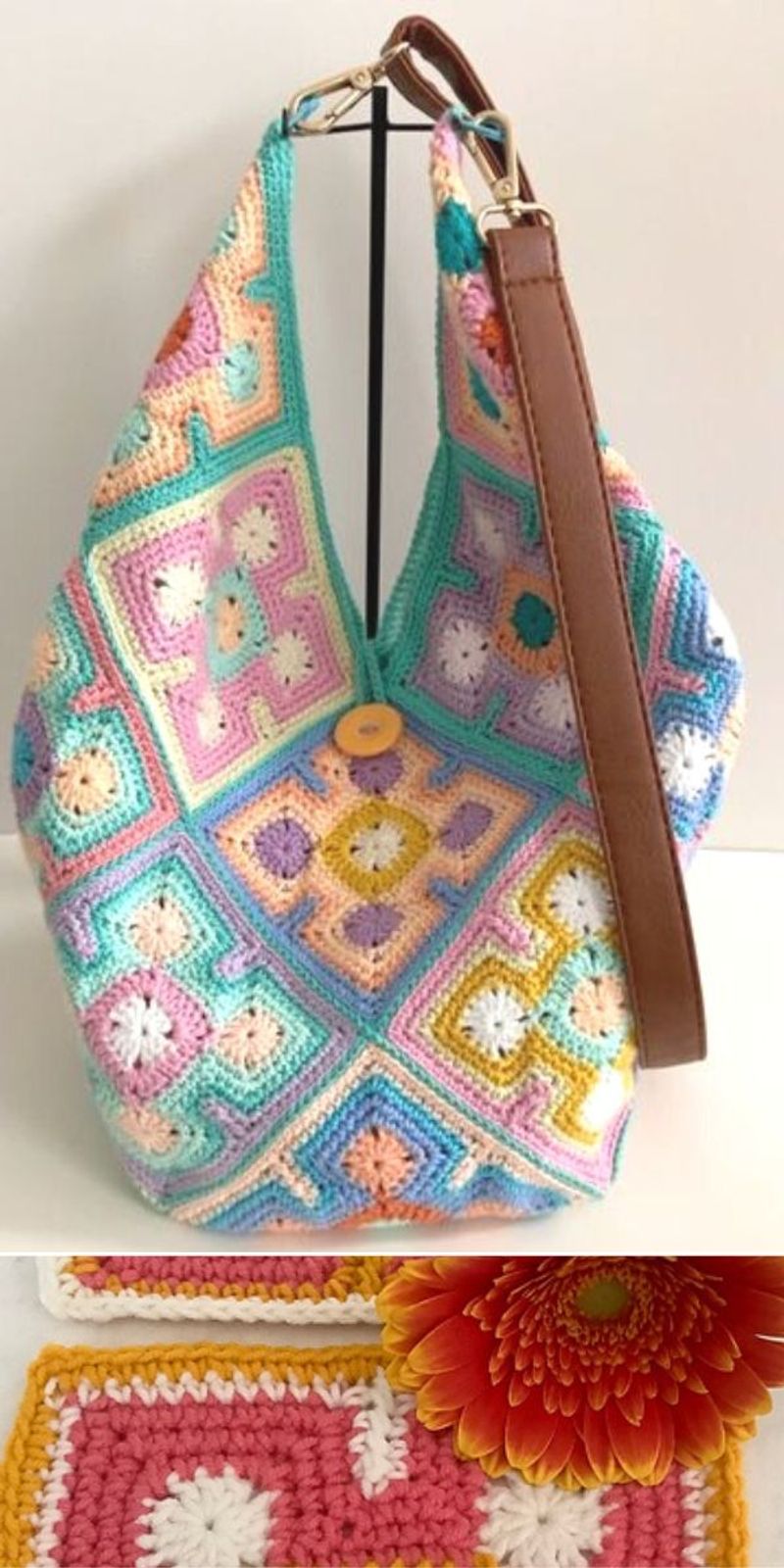 Colorful Crochet Bags