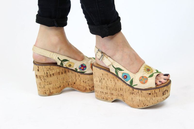 Retro Platform Sandals