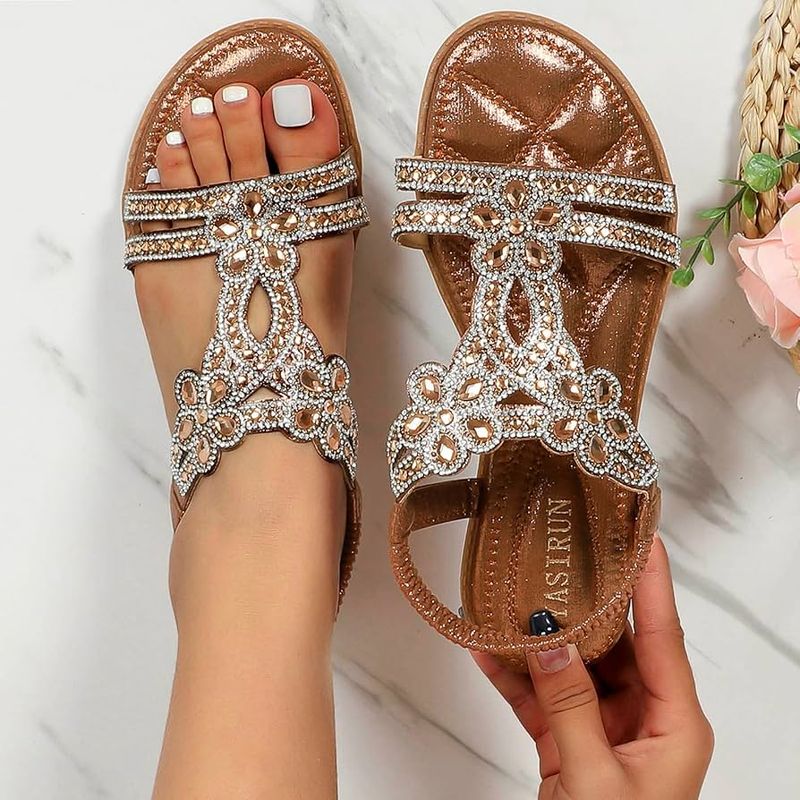 Embellished Comfort Sandals