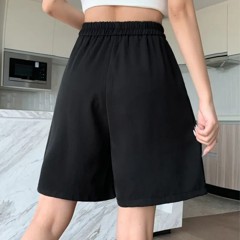 Pleated Culotte Shorts