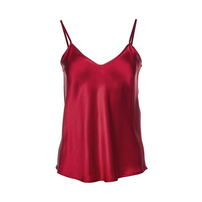 Candy Apple Silk Camisole