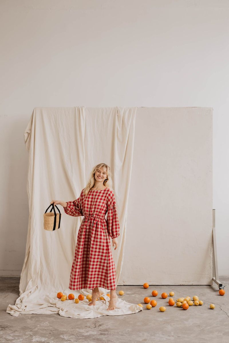 Vintage Gingham Dress